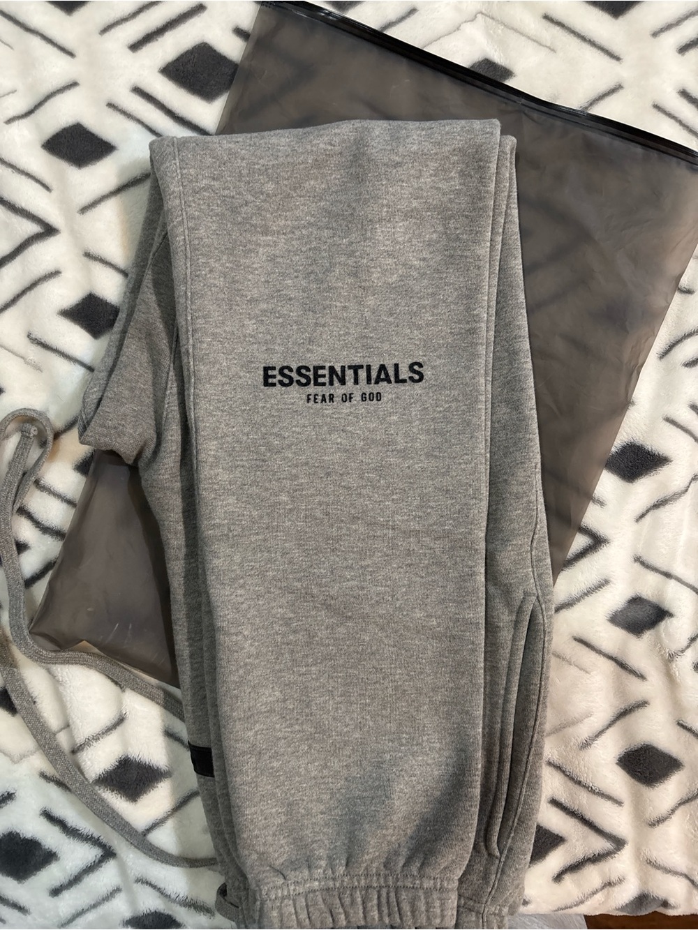 ESSENTIALS Gray Sweatpants by Fear of God
